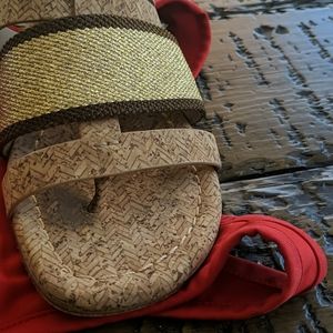 Donald Plainer cork wedge sandals